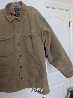 Rare 90s Patagonia Canvas Nuevo Range Aztec Barn Chore Coat Jacket Mens L to XL Rare 90s Patagonia Canvas Nuevo Range Aztec Barn Chore Coat Jacket Mens L to XL
