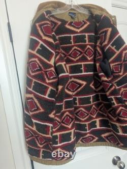 Rare 90s Patagonia Canvas Nuevo Range Aztec Barn Chore Coat Jacket Mens L to XL Rare 90s Patagonia Canvas Nuevo Range Aztec Barn Chore Coat Jacket Mens L to XL