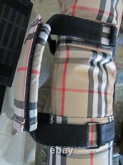 Rare Burberry Soft Shell Golf Sunday Driving Range Bag Nwt