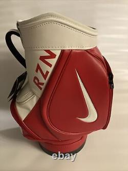 Rare Nike Golf RZN Red & White Den Caddy-Mini Range/Staff Bag NEW Customized