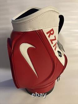 Rare Nike Golf RZN Red & White Den Caddy-Mini Range/Staff Bag NEW Customized