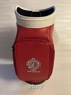 Rare Nike Golf RZN Red & White Den Caddy-Mini Range/Staff Bag NEW Customized