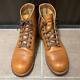 Red Wing 3140 Iron Range Manson Last Work Boots Us-9d Leather White Ash Settler