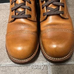 Red Wing 3140 Iron Range Manson Last Work Boots US-9D Leather White ash settler