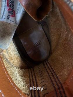 Red Wing 8011 Leather Boots Shoes Men Size US 9 Iron Range Manson Genuine