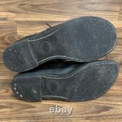 Red Wing 8114 Leather IRON RANGE Boots Shoes Men Size US 8 1/2 D Black