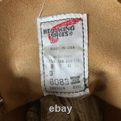 Red Wing Boots 8083 Iron Range SizeUS8D Leather Beige 021279d