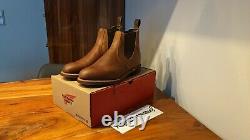 Red Wing Heritage 8201 Rancher Chelsea Amber Harness Boots MADE IN USA range moc