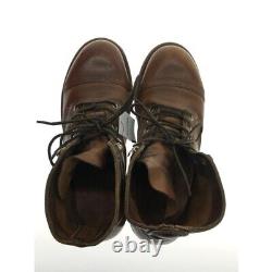 Red Wing Iron Range Work Boots Brown Leather Cap Toe Lace Up EU39 US7 Auth