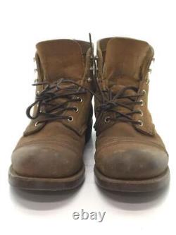 Red Wing Lace Up Boots 26Cm Brw 8113 Iron Range Boots Darkening Stains 43C50