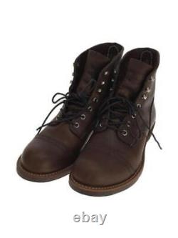Red Wing Lace Up Boots Iron Range 26.5Cm Brw Leather K2291