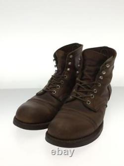 Red Wing Lace Up Boots Iron Range 28Cm Brw Leather 8111 43J73