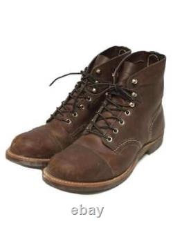Red Wing Lace Up Boots Iron Range 28Cm Brw Leather K2034