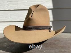 Resistol Vintage Cowboy Hat 7 1/8 Western 57 Cm Open Range Tom Mix Old West SASS