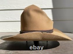 Resistol Vintage Cowboy Hat 7 1/8 Western 57 Cm Open Range Tom Mix Old West SASS