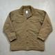 Retro Canvas Patagonia Range Coat Barn Jacket In Tan Quilt-lined