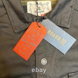 Roark X Wrangler Out of Range Maverik Chore Coat Waxed Lined Size ExtraLarge NWT