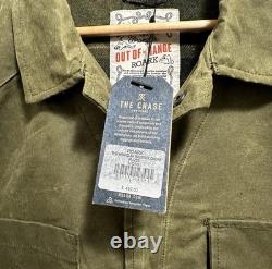 Roark X Wrangler Out of Range Waxed Cotton Coat Maverick Green Large RARE