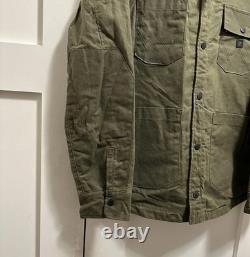 Roark X Wrangler Out of Range Waxed Cotton Coat Maverick Green Large RARE
