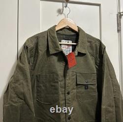 Roark X Wrangler Out of Range Waxed Cotton Coat Maverick Green Large RARE