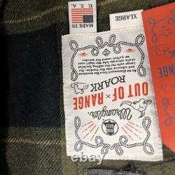 Roark X Wrangler Out of Range Waxed Cotton Maverick Chore Jacket NWT Mens XL