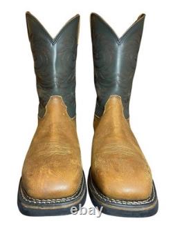Rocky Men Western Boot FQ0008656 Long Range 12 Leather Brown Size 14 W