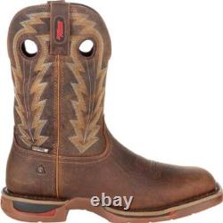 Rocky Men's 11 Long Range Waterproof Western Boot Distressed Brown RKW0278, D