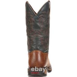 Rocky Men's 11 Long Range Waterproof Western Boot Saddle Brown/Navy FQ0008654