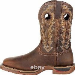 Rocky Men's Long Range 11 Waterproof Brown Western Boots RKW0278