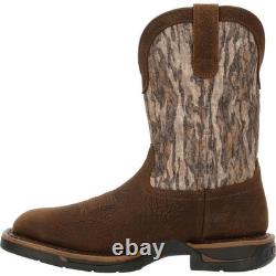 Rocky Men's Long Range Soft Toe Mossy Oak Bottomland Waterproof Work Boot 9 1/2W