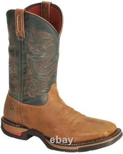 Rocky Men's Long Range Waterproof Pull On Work Boot Broad Square Toe 8656