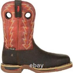 Rocky Western Work Long Range Composite Toe Waterproof Boot Men SIZE 11M US