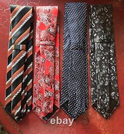 SALE-4 ERMENEGILDO ZEGNA NECKTIES-Retail Range $210-310 Each Tie! Never Worn