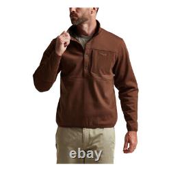 SITKA Men's Front Range Snap Fleece Bison Jacket (80051-BIS)