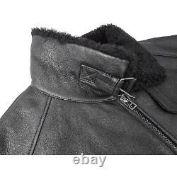 SMART RANGE LONDON Shearling Sheepskin Ralf Bomber Aviator Jacket XL Turkey NWT