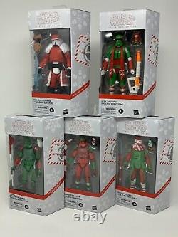 STAR WARS HOLIDAY Black Series Clone + Storm + Range + Sith + Snow Trooper LOT 5