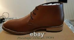 Samuel Windsor'Prestige Range' Tan Boots SIze UK 9. Brand New