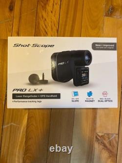 Shot Scope Golf PRO LX+ Grey GPS Range Finders New