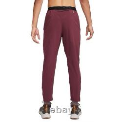 Size 2XLT- Nike Men's Trail Dawn Range Dri-FIT Track Pants, Night Maroon/Black