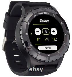 SkyGolf Golf SkyCaddie LX5 Ceramic Bezel Watch Black GPS/Range Finders New