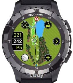 SkyGolf Golf SkyCaddie LX5 Ceramic Bezel Watch Black GPS/Range Finders New