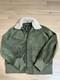 Smart Range Suede Bomber Jacket Mens Size L With Removable Sheerling Collar