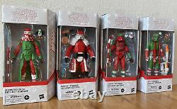 Star Wars Black Series Holiday Set4 Sith Range Clone Snow Trooper Christmas NEW