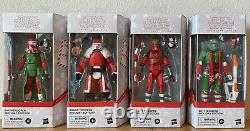 Star Wars Black Series Holiday Set4 Sith Range Clone Snow Trooper Christmas NEW