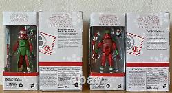 Star Wars Black Series Holiday Set4 Sith Range Clone Snow Trooper Christmas NEW