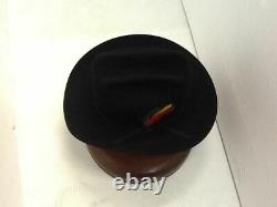 Stetson Cowboy Hat 6X Beaver Fur Black RANGE With Free Hat Brush
