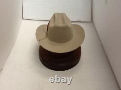 Stetson Cowboy Hat 6X Beaver Fur Silverbelly RANGE With Free Hat Brush+