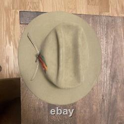 Stetson Range 6X Cowboy Hat Silverbelly Size 7 1/4