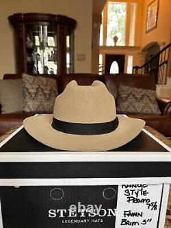 Stetson Range Style Promo Fawn (Flaw) 7 5/8 Unique Western Style