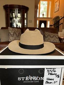 Stetson Range Style Promo Fawn (Flaw) 7 5/8 Unique Western Style